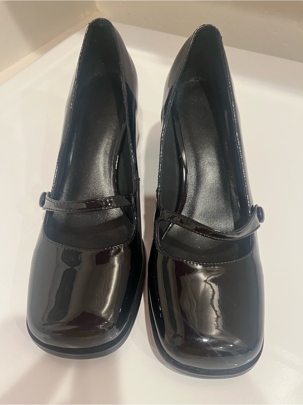Classic Black Patent Mary Jane Heels